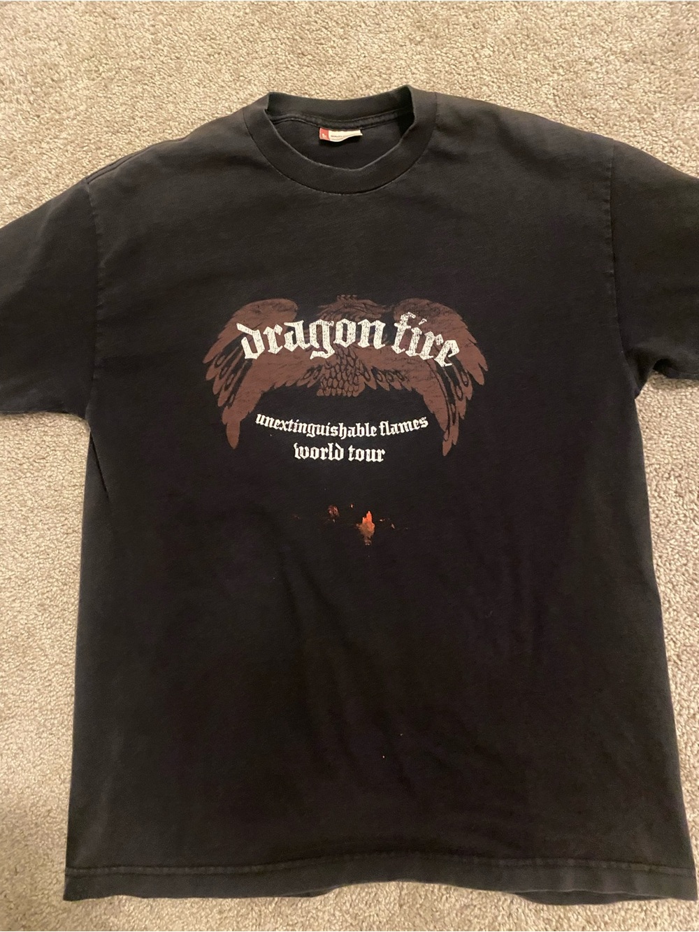 Levi's Black Dragon Fire Graphic Short Sleeve Tee